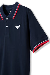 Tipping Collar Polo Shirt - Imperial Navy